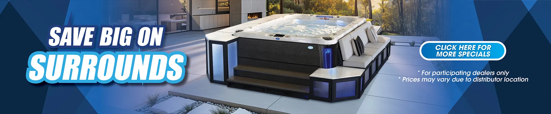 Calspas hot tub being used in a family setting - Joliet